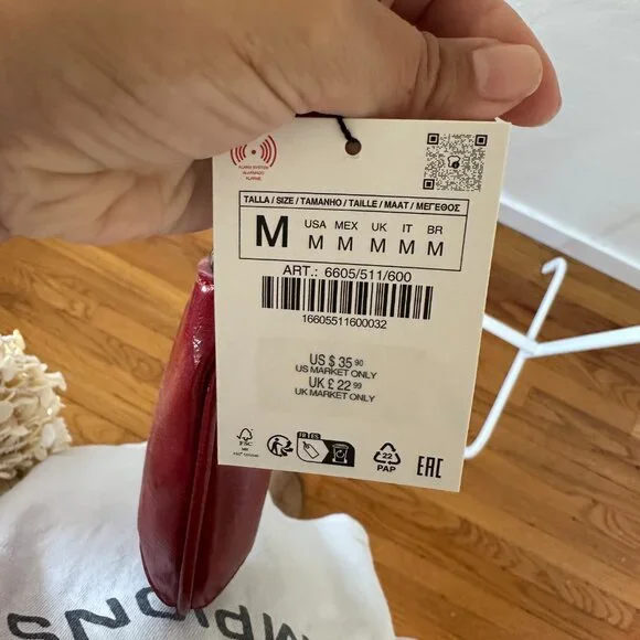 Zara Red Shoulder Bag - Picture 3 of 4